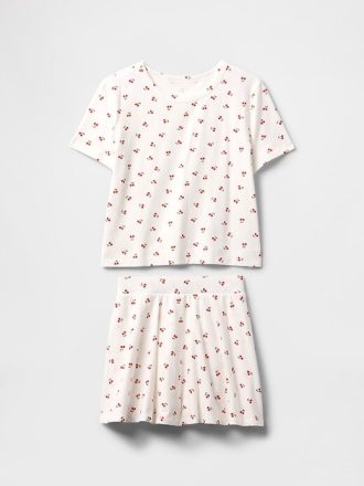 Completo con gonna-pantalone per bambini