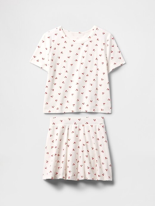 Completo con gonna-pantalone per bambini Completo con gonna-pantalone per bambini