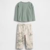 Completo Henley con tasca per neonati Completo Henley con tasca per neonati