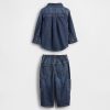 Completo in denim per neonati Completo in denim per neonati