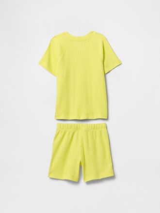 Completo in maglia a nido d’ape per neonati e bambini piccoli