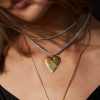 Cordoncino in lurex argento HART con ciondolo a forma di cuore Halleys Cordoncino in lurex argento HART con ciondolo a forma di cuore Halleys
