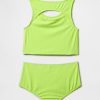 Costume da bagno due pezzi Tankini con ritaglio per bambini Costume da bagno due pezzi Tankini con ritaglio per bambini