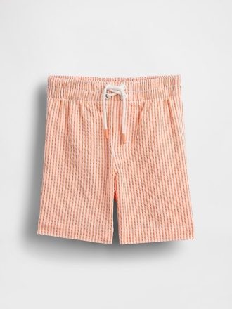Costume da bagno in seersucker per neonati e bambini piccoli