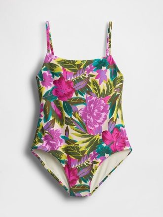 Costume intero con scollo quadrato
