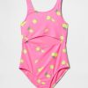 Costume intero da bagno con ritaglio per bambini