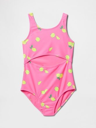 Costume intero da bagno con ritaglio per bambini