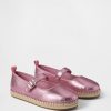 Espadrillas Mary Jane metallizzate per bambini
