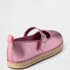 Espadrillas Mary Jane metallizzate per bambini