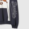 Felpa con cappuccio color block con logo NYC