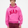 Felpa con cappuccio con logo NAP VintageSoft