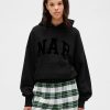 Felpa con cappuccio con logo NAP VintageSoft