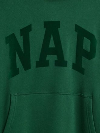 Felpa con cappuccio con logo NAP VintageSoft