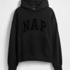 Felpa con cappuccio con logo NAP VintageSoft