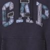 Felpa con cappuccio con logo patchwork Felpa con cappuccio con logo patchwork