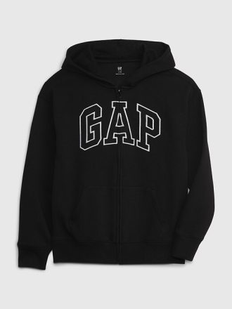 Felpa con cappuccio con logo VintageSoft Gap per bambini