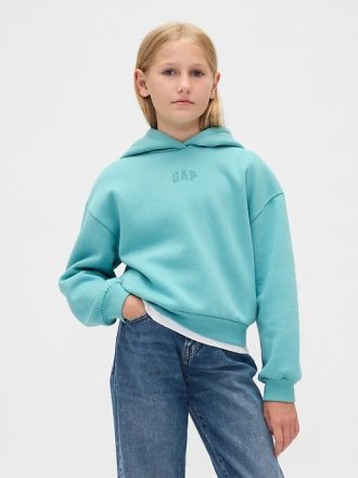 Felpa con cappuccio con logo VintageSoft per bambini