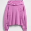Felpa con cappuccio e toppa rilassata VintageSoft per bambini