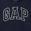 Felpa con cappuccio e zip con logo morbido vintage per bambini Felpa con cappuccio e zip con logo morbido vintage per bambini