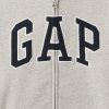 Felpa con cappuccio e zip con logo morbido vintage per bambini Felpa con cappuccio e zip con logo morbido vintage per bambini