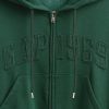 Felpa con cappuccio e zip con logo VintageSoft 1969