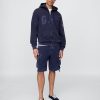 Felpa con cappuccio e zip con logo VintageSoft Gap