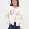 Felpa con cappuccio e zip con logo VintageSoft per bambini Felpa con cappuccio e zip con logo VintageSoft per bambini