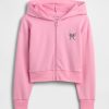 Felpa con cappuccio e zip corta in spugna francese per bambini Lilo & Stitch Felpa con cappuccio e zip corta in spugna francese per bambini Lilo & Stitch