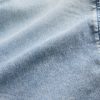 Felpa con cappuccio e zip in denim lavorato a maglia per bambini Felpa con cappuccio e zip in denim lavorato a maglia per bambini