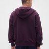 Felpa con cappuccio e zip in French Terry extra pesante