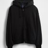 Felpa con cappuccio e zip in French Terry extra pesante