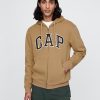 Felpa con cappuccio e zip intera con logo VintageSoft Arch per adulti Felpa con cappuccio e zip intera con logo VintageSoft Arch per adulti