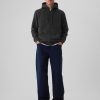 Felpa con cappuccio e zip intera con logo VintageSoft Arch per adulti Felpa con cappuccio e zip intera con logo VintageSoft Arch per adulti