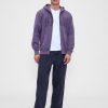Felpa con cappuccio e zip intera con logo VintageSoft Arch per adulti Felpa con cappuccio e zip intera con logo VintageSoft Arch per adulti