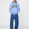 Felpa con cappuccio e zip intera con logo VintageSoft Arch per adulti Felpa con cappuccio e zip intera con logo VintageSoft Arch per adulti