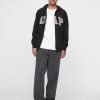 Felpa con cappuccio e zip intera con logo VintageSoft Arch per adulti Felpa con cappuccio e zip intera con logo VintageSoft Arch per adulti