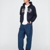 Felpa con cappuccio e zip intera con logo VintageSoft Arch per adulti Felpa con cappuccio e zip intera con logo VintageSoft Arch per adulti