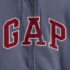 Felpa con cappuccio e zip intera con logo VintageSoft Arch per adulti Felpa con cappuccio e zip intera con logo VintageSoft Arch per adulti