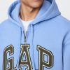 Felpa con cappuccio e zip intera con logo VintageSoft Arch per adulti Felpa con cappuccio e zip intera con logo VintageSoft Arch per adulti