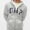 Felpa con cappuccio e zip intera con logo VintageSoft Arch per adulti Felpa con cappuccio e zip intera con logo VintageSoft Arch per adulti