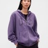 Felpa con cappuccio e zip intera con logo VintageSoft Arch per adulti Felpa con cappuccio e zip intera con logo VintageSoft Arch per adulti