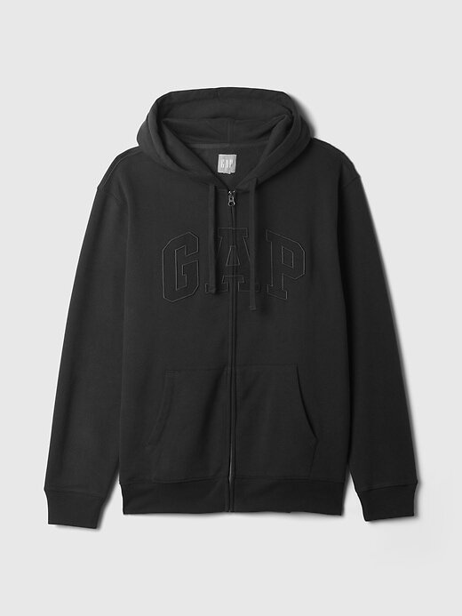 Felpa con cappuccio e zip intera con logo VintageSoft Arch per adulti Felpa con cappuccio e zip intera con logo VintageSoft Arch per adulti