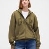 Felpa con cappuccio e zip intera con logo VintageSoft Arch per adulti Felpa con cappuccio e zip intera con logo VintageSoft Arch per adulti