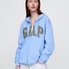 Felpa con cappuccio e zip intera con logo VintageSoft Arch per adulti Felpa con cappuccio e zip intera con logo VintageSoft Arch per adulti