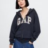 Felpa con cappuccio e zip intera con logo VintageSoft Arch per adulti Felpa con cappuccio e zip intera con logo VintageSoft Arch per adulti