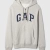 Felpa con cappuccio e zip intera con logo VintageSoft Arch per adulti Felpa con cappuccio e zip intera con logo VintageSoft Arch per adulti