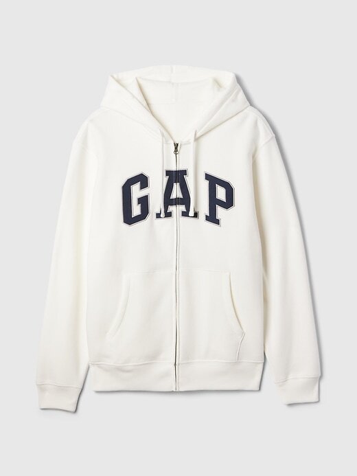 Felpa con cappuccio e zip intera con logo VintageSoft Arch per adulti Felpa con cappuccio e zip intera con logo VintageSoft Arch per adulti