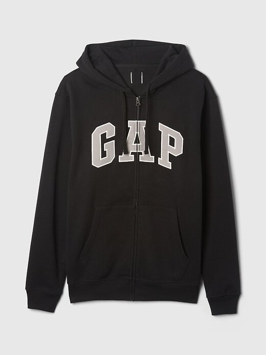 Felpa con cappuccio e zip intera con logo VintageSoft Arch per adulti Felpa con cappuccio e zip intera con logo VintageSoft Arch per adulti