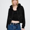 Felpa con cappuccio e zip intera VintageSoft Wedge