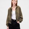 Felpa con cappuccio e zip intera VintageSoft Wedge